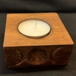 Svícen dřevo kostka 3
