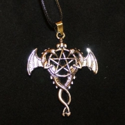 Pentagram draci gotik